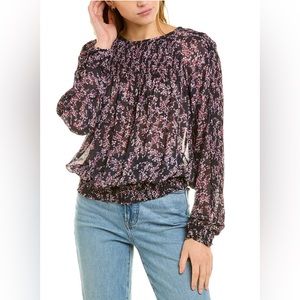 rag & bone | XS‎ Celeste multi-colored floral blouse